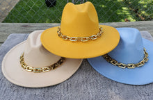 Load image into Gallery viewer, Large Cuban Link Fedora Hat
