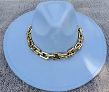 Load image into Gallery viewer, Large Cuban Link Fedora Hat
