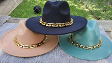 Load image into Gallery viewer, Large Cuban Link Fedora Hat
