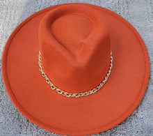 Load image into Gallery viewer, Diamond Cuban Link Fedora Hat
